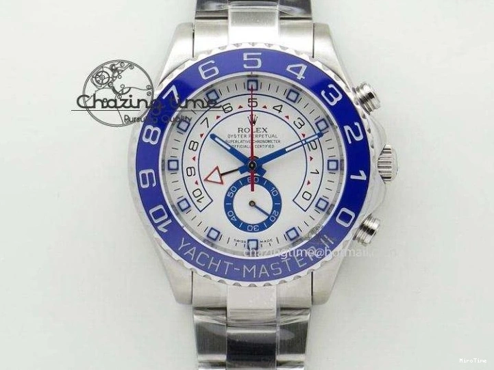 MiroTime 0328 Yacht-Master 42mm 226659 TWA 1:1 Best Edition 3D Black Ceramic Bezel on Oysterflex Strap VR Stretchable 2085